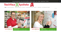 Desktop Screenshot of nachhaus-apo.de