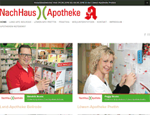Tablet Screenshot of nachhaus-apo.de